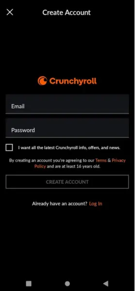 Crunchyroll premium apk mobile app screen shot 3